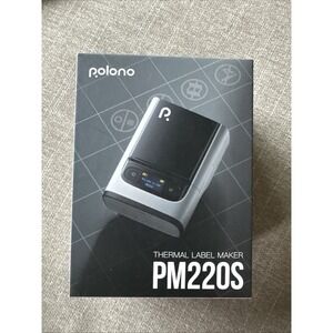 Polono Portable Thermal Label Maker 2" Bluetooth Model PM220S Open Box Unused